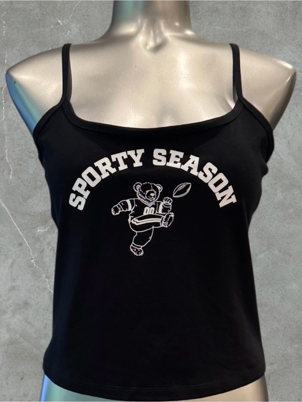 $10 Add-on | ‘Sporty Season' Graphic Cropped Tank
